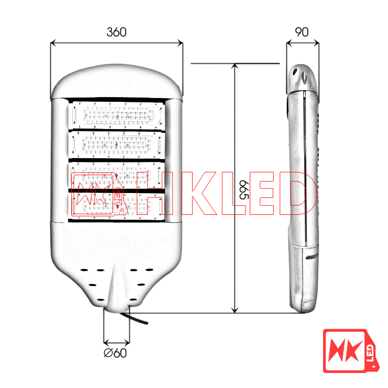 Thông Số Đèn LED Chiếu Sáng Đô Thị 200w