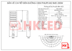 Thông số đèn đường nông thôn 250w