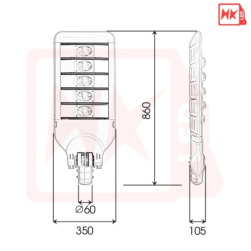 Thông số đèn LED đường 250w