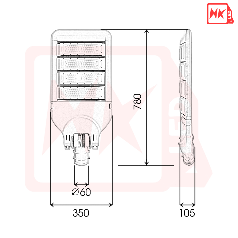 Thông số Đèn LED đường phố D01 200W