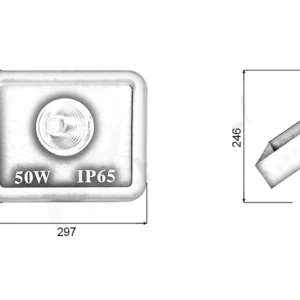 đèn led pha ly 50w