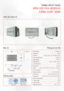 ĐÈN LED PHA MODULE 100W