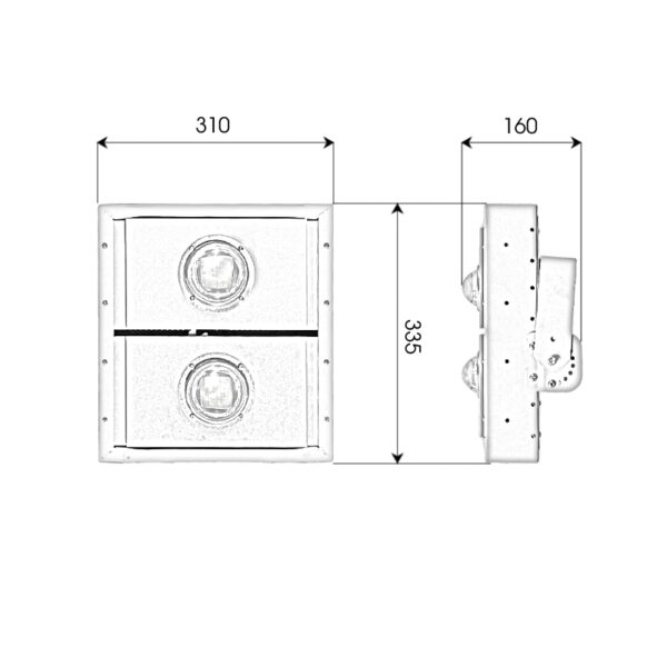 Thông Số Đèn LED Pha Sân Bóng 150w
