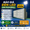Báo Giá Đèn LED Sân Pickelball denledhl liên hệ 0965600118