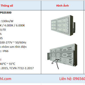 Báo Giá đèn LED pha sân pickleball 300w denledhl liên hệ 0965600118