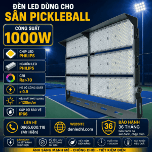 Đèn dùng cho sân pickleball 1000w denledhl liên hệ 0965600118