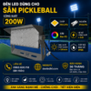 Đèn LED Chiếu Sân Pickleball 200w denledhl liên hệ 0965600118