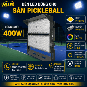 Đèn dùng cho sân pickleball 400w denledhl liên hệ 0965600118