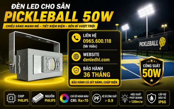 Đèn LED sân pickleball 50w