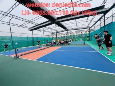 giải pháp chiếu sáng sân pickleball 50w tiết kiệm điện