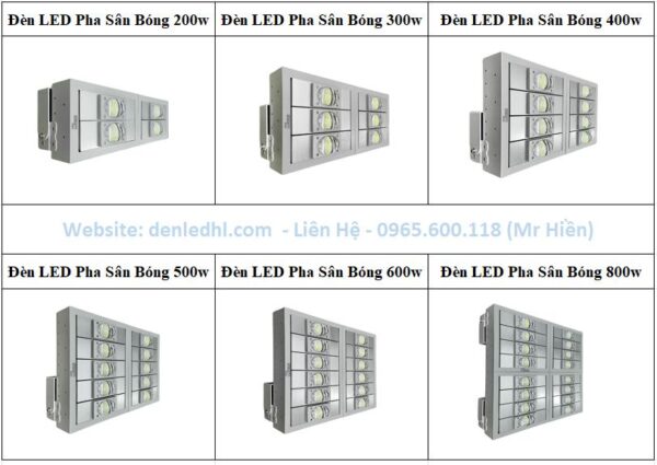 Đèn LED dùng cho sân pickleball 1000w