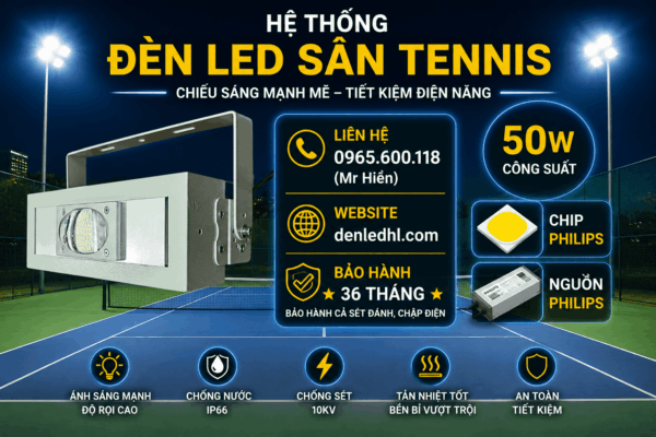 Đèn LED cho sân tennis 50w