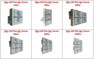 Đèn LED Pha Sân Tennis